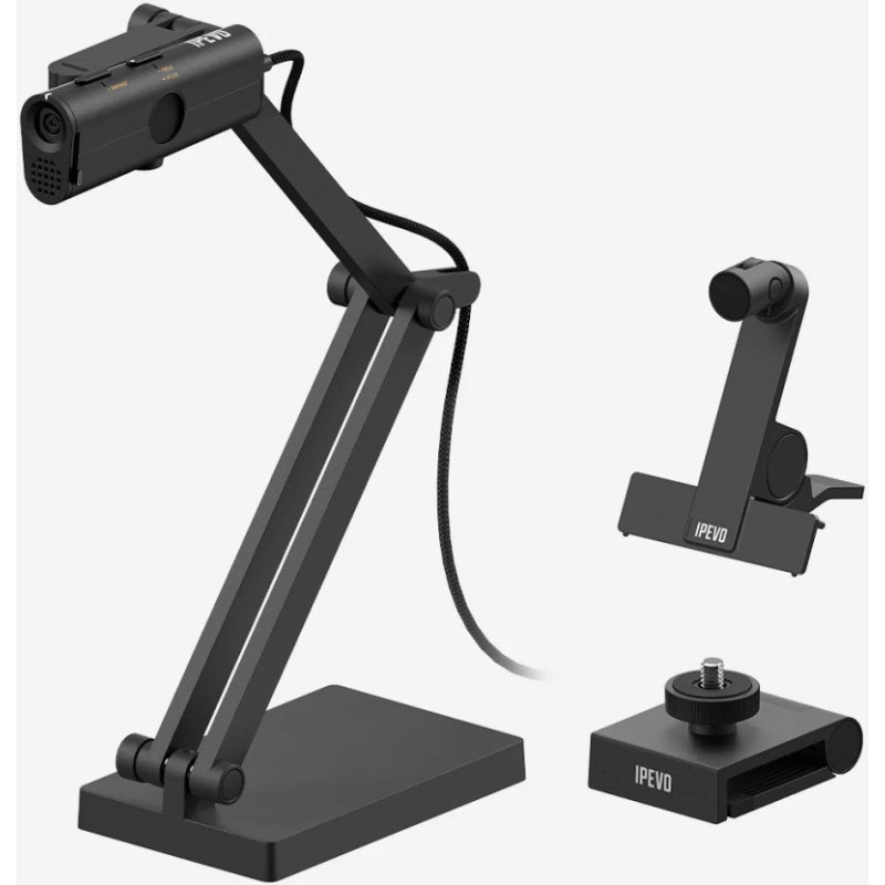 IPEVO(�����ԡ���) P2V ULTRA FULL PACK 13MP 4K�б� ¿��Ū����� USB Type-C��³ Web�����/��襫���/�ϥ�ɥإ�ɥ�����б� AI�Υ�������������ޥ������ �������/��������°