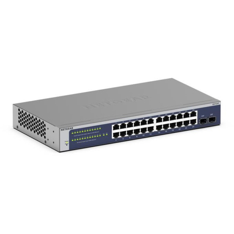 NETGEAR (�ͥåȥ���) GS724T ����24�ݡ��� ���ޡ��ȥ����å� GS724T-600JPS