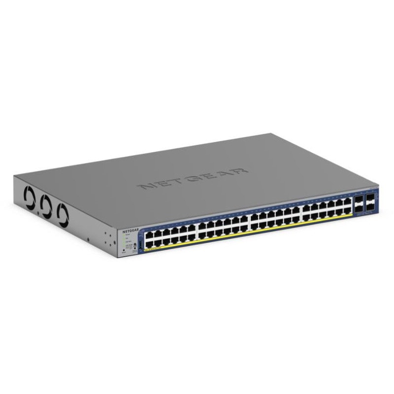NETGEAR (�ͥåȥ���) GS752TXP ����x48,SFP+x4 PoE+�б����ޡ��ȥ����å� GS752TXP-300JPS