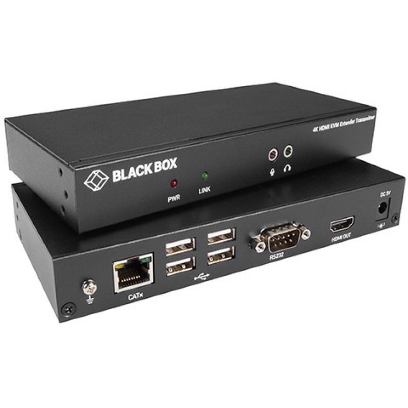 Black Box(�֥�å��ܥå���) KVM�������Îݎ��ގ������� HDMI/USB�б� ���ݎ��ގَӎƎ��� RJ-45 ����100m��Ĺ KVXLCH-100