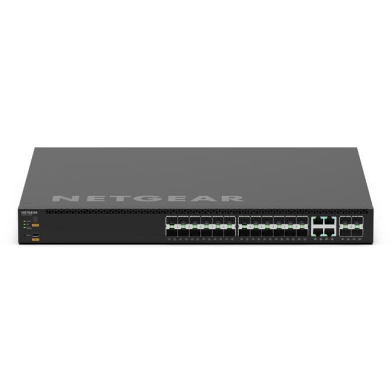 NETGEAR (�ͥåȥ���) ProAV���� 24x1G/2.5G SFP�����4x10G�����/SFP+�ե�ޥ͡��������å� MSM4328F-100AJS