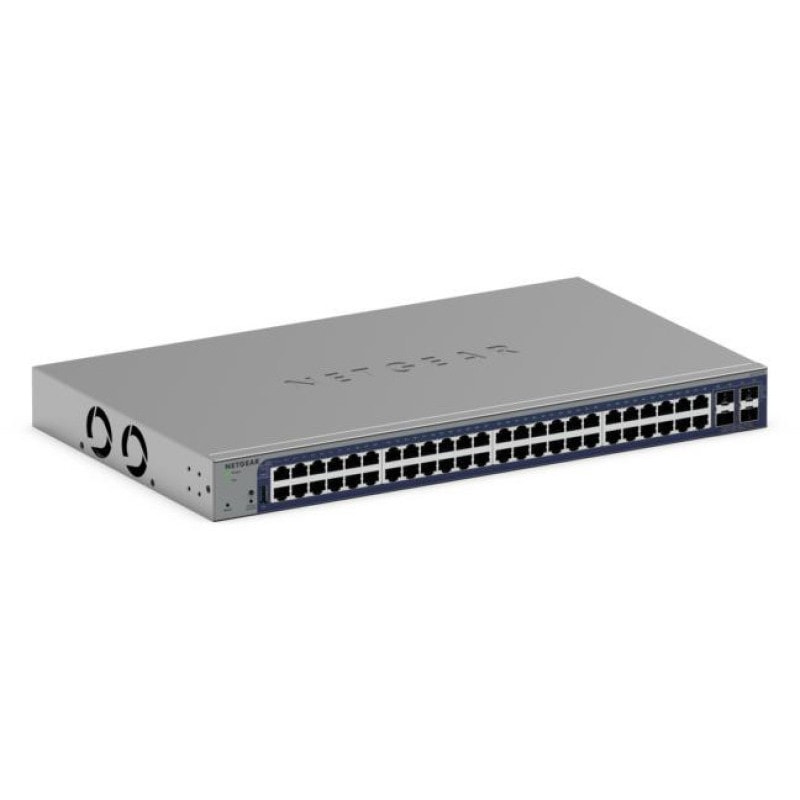 NETGEAR (�ͥåȥ���) ��⡼�ȥ��饦�ɴ����б� PoE+�б� (760W) �����ӥå�48�ݡ��ȡ�SFP+4�ݡ��ȥ��ޡ��ȥ����å� GS752TX-300JPS�ڤ����󤻡�