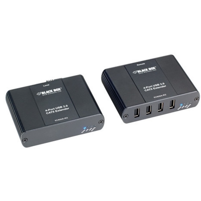 Black Box(�֥�å��ܥå���) USB2.0 CATx UTP�������Îݎ��ގ� 4�Ύߎ��� ����100m�б� IC400A-R2 ����ȯ�����ʤΤ��ᡢ����ʸ��1-2���֤��ܰ¤˽в�