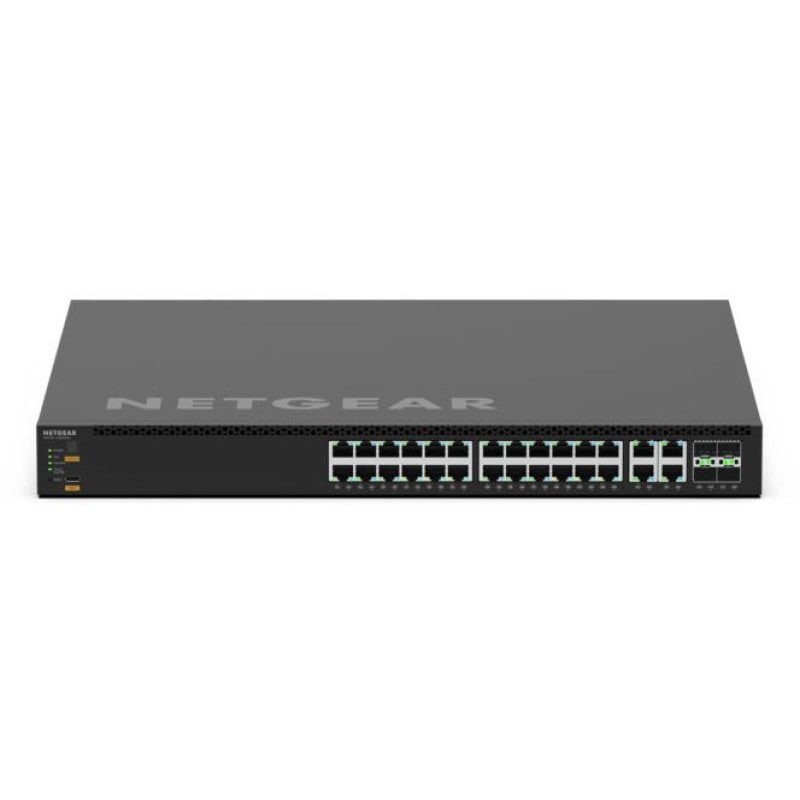 NETGEAR (�ͥåȥ���)  24x2.5G��4x10G/�ޥ������PoE++(522W�١���������2520W)�����4xSFP28 25G MSM4332-100AJS