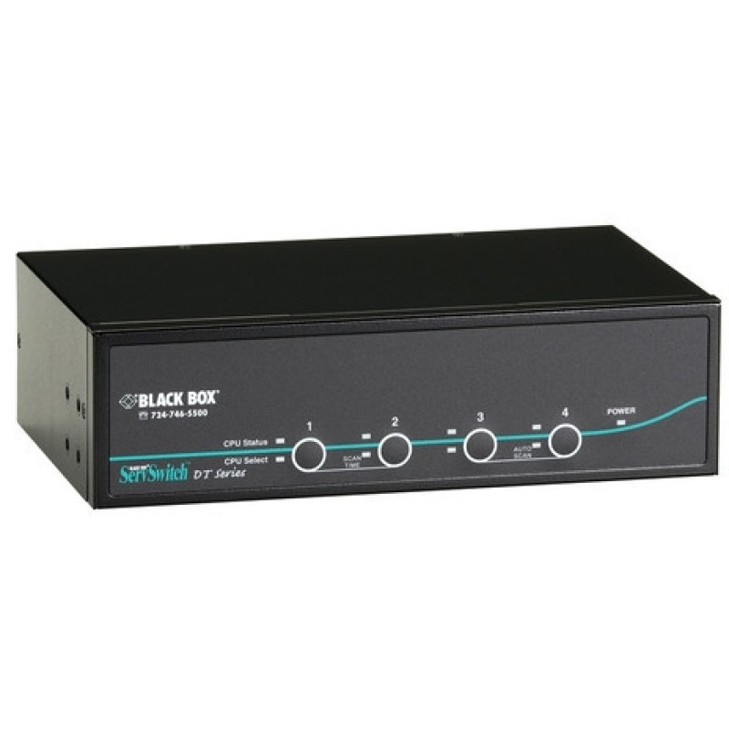 Black Box(�֥�å��ܥå���) ServSwitch DT DVI USB�б� KVM�������� 4�Ύߎ��� DVI-I/USB KBD�б� KV9614A ����ȯ�����ʤΤ��ᡢ����ʸ��1-2���֤��ܰ¤˽в�