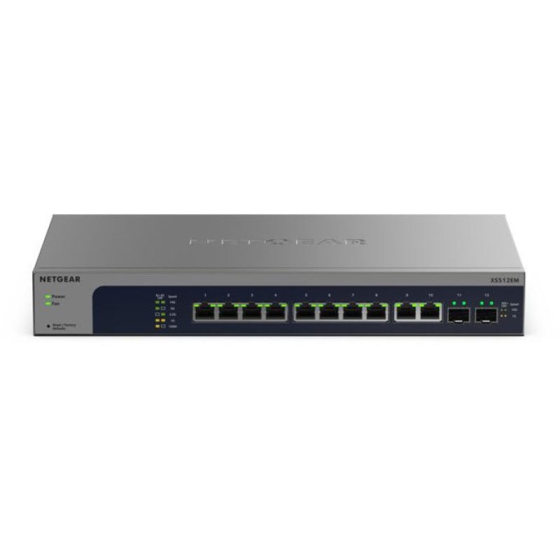 NETGEAR (�ͥåȥ���) 12�ݡ���10G/�ޥ�������ӥåȥ������ͥåȡ�����10G SFP+�ݡ��ȡ�2�˥����������ޡ��ȥ����å� XS512EM-200JPS�ڤ����󤻡�