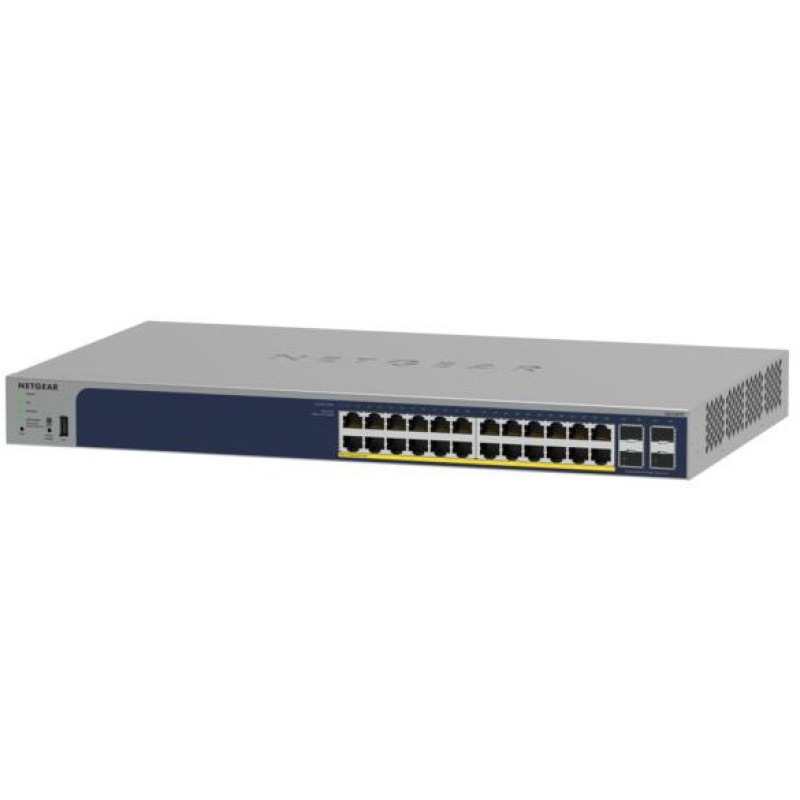 NETGEAR (�ͥåȥ���)POE+�б� (190W) �����ӥå�24�ݡ��� ���ޡ��ȥ����å� GS728TP-300JPS