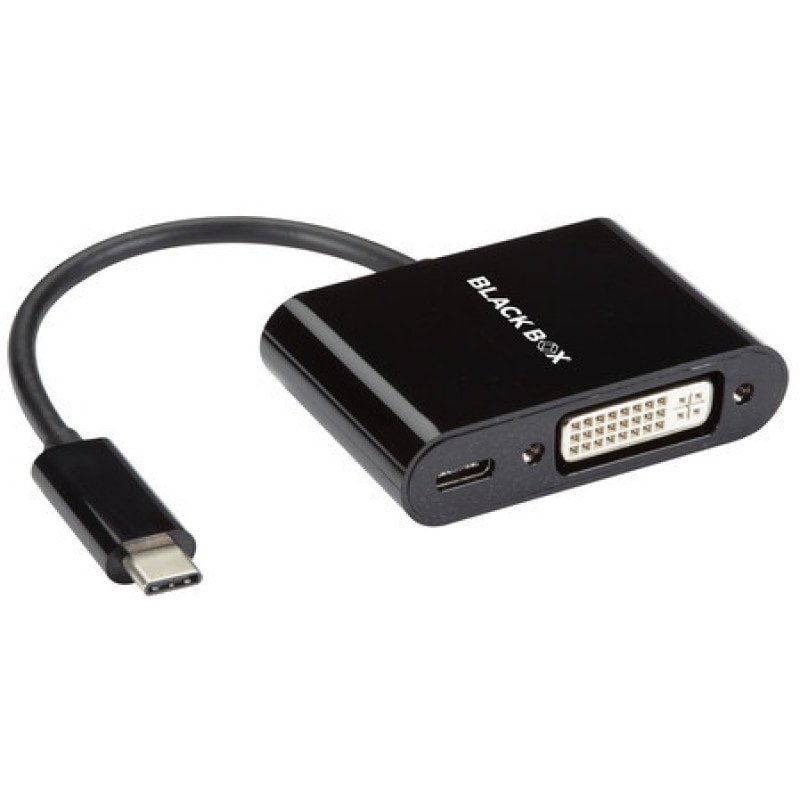Black Box(�֥�å��ܥå���) USB-C to DVI�Ѵ������ގ̎ߎ� USB-C���� - DVI�Ҏ� 1920��1200/1080p�б� 60W PD�ʎߎ����َ� Thunderbolt 3�б� VA-USBC31-DVIC ����ȯ�����ʤΤ��ᡢ����ʸ��1-2���֤��ܰ¤˽в�