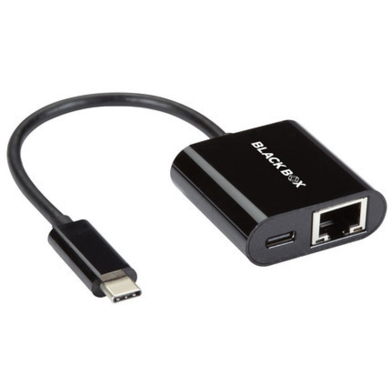 Black Box(�֥�å��ܥå���) USB-C to RJ-45�Ѵ������ގ̎ߎ� ���ގ��ގˎގ����б� 100W PD�ʎߎ����َ� Thunderbolt 3�б� VA-USBC31-RJ45C ����ȯ�����ʤΤ��ᡢ����ʸ��1-2���֤��ܰ¤˽в�