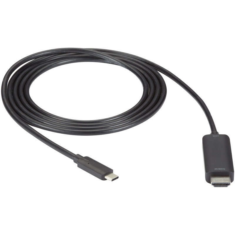 Black Box(�֥�å��ܥå���) USB-C to HDMI�Ѵ������̎ގ� 1.8m 4K60 HDR�б� Thunderbolt 3�б� VA-USBC31-HDR4K-006 ����ȯ�����ʤΤ��ᡢ����ʸ��1-2���֤��ܰ¤˽в�