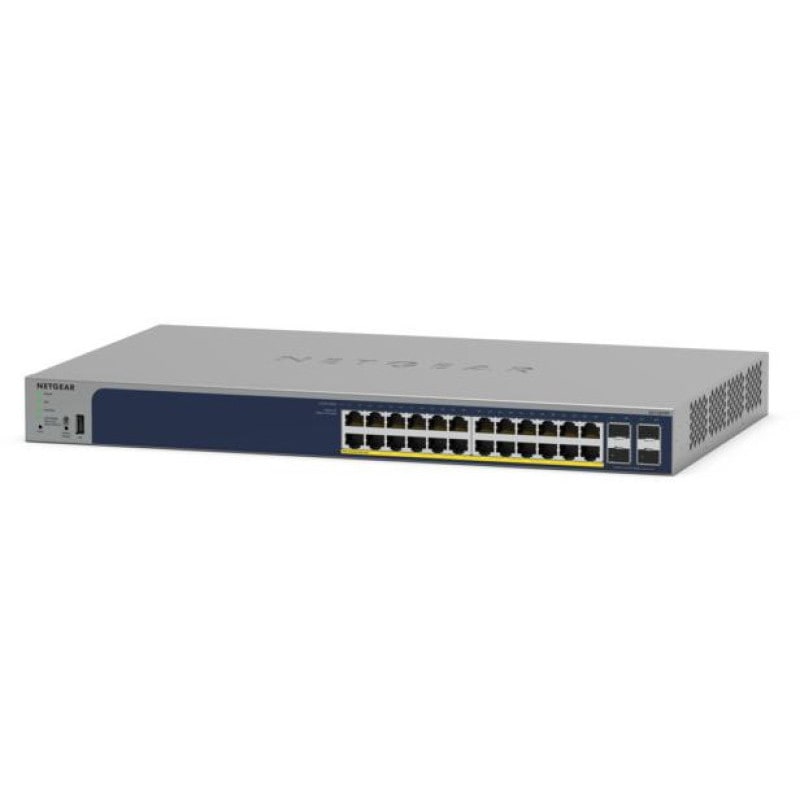 NETGEAR (�ͥåȥ���) POE+�б� (380W) �����ӥå�24�ݡ��� L2+ ���ץ�����饦�ɥ��ޡ��ȥ����å� GS728TPP-300JPS�ڤ����󤻡�