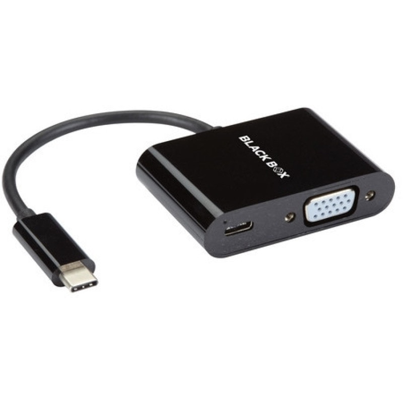 Black Box(�֥�å��ܥå���) USB-C to VGA�Ѵ������ގ̎ߎ� 1920��1200/1080p�б� 60W���Ŏʎߎ����َ� Thunderbolt 3�б� VA-USBC31-VGAC ����ȯ�����ʤΤ��ᡢ����ʸ��1-2���֤��ܰ¤˽в�