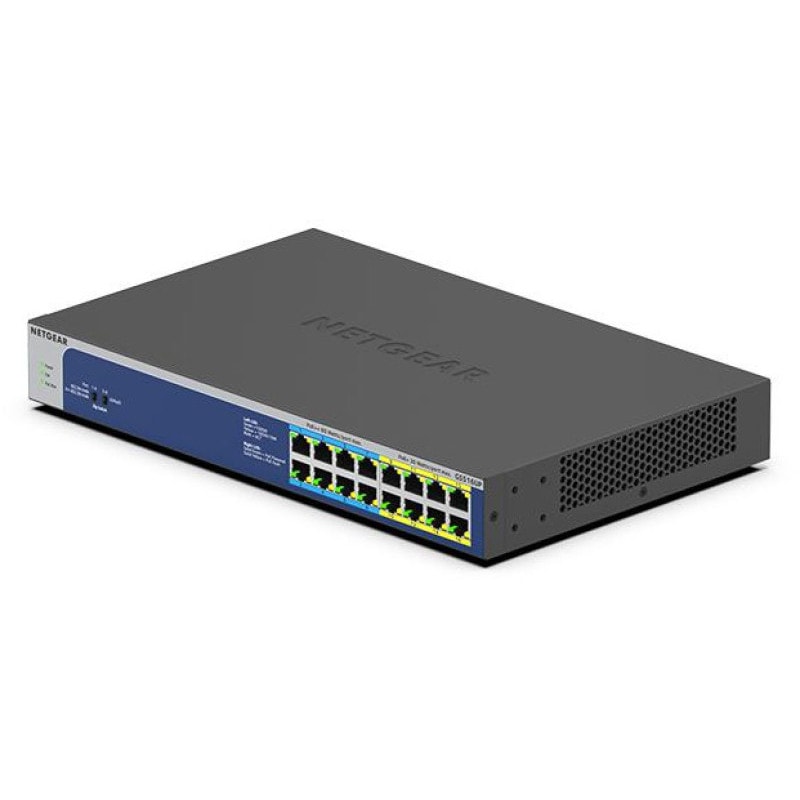 NETGEAR (�ͥåȥ���) Ultra60 PoE++�б� (380W) �����ӥå�16�ݡ��� ����ޥ͡��������å�GS516UP-100AJS