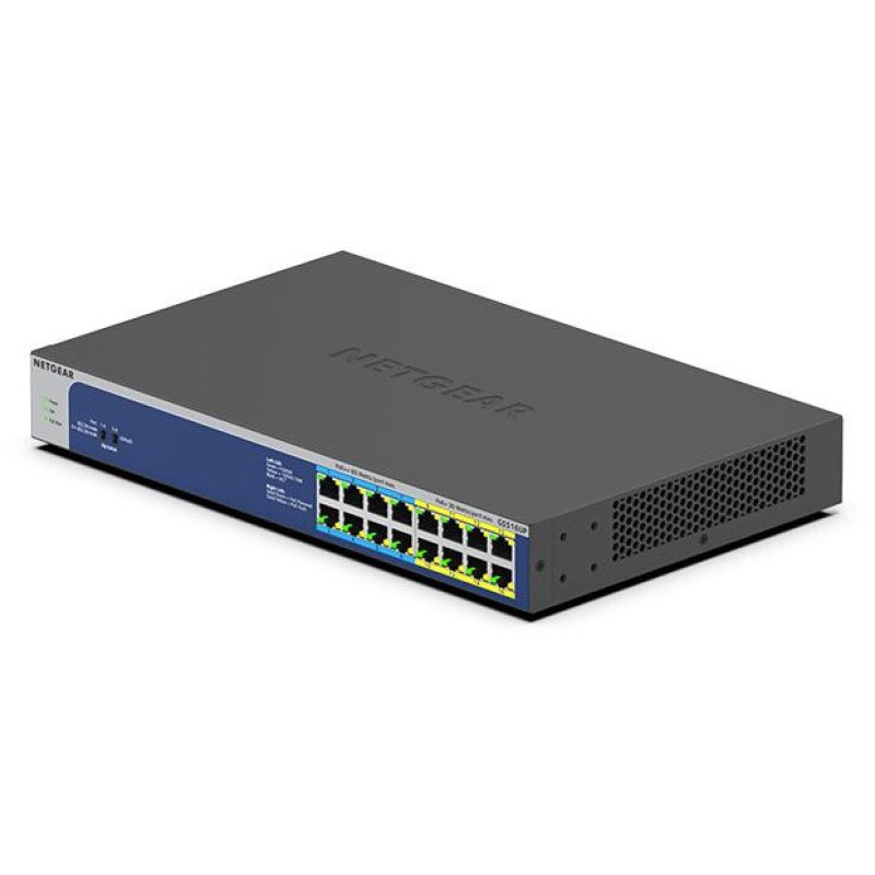 NETGEAR (�ͥåȥ���) Ultra60 PoE++�б� (380W) �����ӥå�16�ݡ��� ����ޥ͡��������å�GS516UP-100AJS