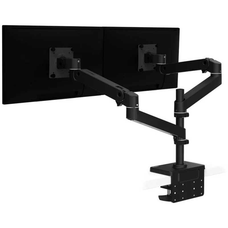 Ergotron (���르�ȥ���) LX Pro��˥��������� �ǥ����ޥ���� �ǥ奢�� ��/���� 2���� �֥�å� 24�����(3.6~20kg)�ޤ� VESA�����б� 45-690-292