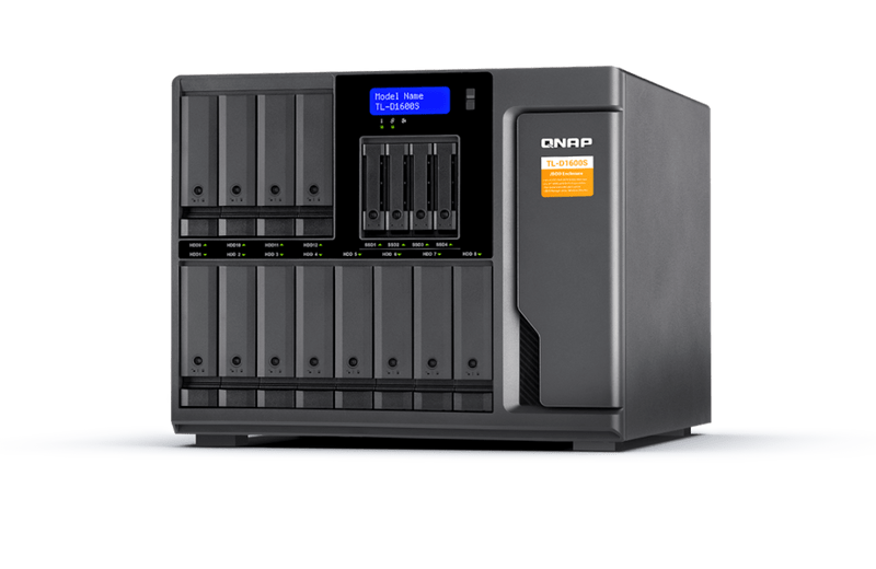 QNAP TL-D1600S 16�٥��ϥ��ѥե����ޥ󥹥����SATA 6Gbps���ȥ졼�����󥯥������㡼 (���ΤΤ�)