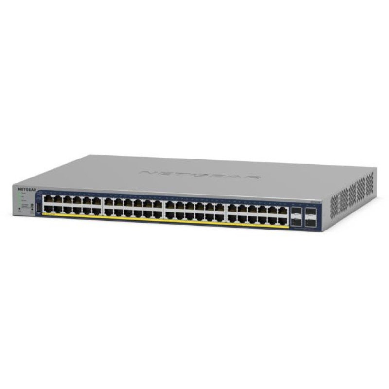 NETGEAR (�ͥåȥ���)POE+�б� (760W) �����ӥå�48�ݡ��� L2+ ���ץ�����饦�ɥ��ޡ��ȥ����å� GS752TPP-300JPS�ڤ����󤻡�