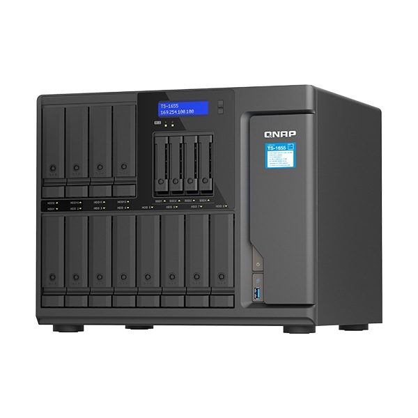 QNAP TS-1655-8G �ȹ��Ѵ����� WD260KFGXx12 RAM-8GDR4K1-UD-3200x1 �������Ͱ����Ѥ�