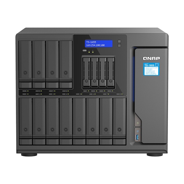 QNAP TS-1655-8G �ȹ��Ѵ����� WD260KFGXx12 RAM-8GDR4K1-UD-3200x1 �������Ͱ����Ѥ�