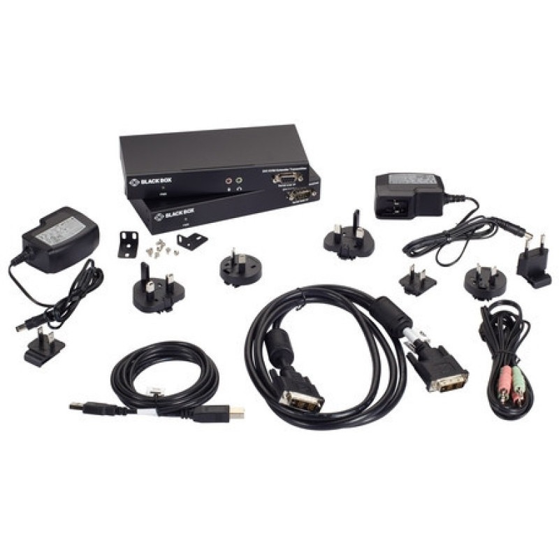 Black Box(�֥�å��ܥå���) KVM�������Îݎ��ގ������� DVI-D/USB�б� ���ݎ��ގَӎƎ��� RJ-45 ����100m��Ĺ KVXLC-100-R2 ����ȯ�����ʤΤ��ᡢ����ʸ��1-2���֤��ܰ¤˽в�