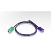 [2L-5205U] PC〜KVMスイッチスリムケーブル5m|切替器|OAファニチャー・アクセサリ