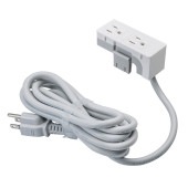 [EA-TAP2] 【代引き不可】天板用タップ　3P2個口|電源関連(OAファニチャー・アクセサリ)|OAファニチャー・アクセサリ