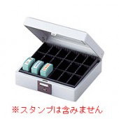 [IBS-03] スチール印箱 大型 00076800|スタンプ・印 関連商品|文具・オフィス機器