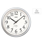 [IQ-1050NJ-8JF] wave ceptor 電波時計 常時点灯ライト機能付きクロック (シルバー)|時計|時計・アクセサリー
