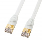 [KB-FLU7-02W] 10GBASE完全対応 カテゴリ7ウルトラフラットLANケーブル(2m、ホワイト)|LAN(OAファニチャー・アクセサリ)|OAファニチャー・アクセサリ