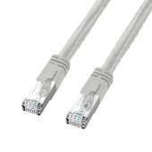 [KB-T6POE-10] PoE CAT6LANケーブル(10m・ライトグレー)|LAN(OAファニチャー・アクセサリ)|OAファニチャー・アクセサリ