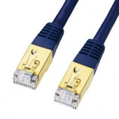 [KB-T7-10NVN] カテゴリ7LANケーブル(10m・ネイビーブルー)|LAN(OAファニチャー・アクセサリ)|OAファニチャー・アクセサリ