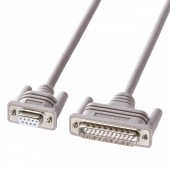 [KR-EC925CR2] エコRS-232Cケーブル(クロス結線・2m)|ケーブル(OAファニチャー・アクセサリ)|OAファニチャー・アクセサリ