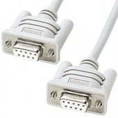 [KRS-433XF-07K] RS-232Cケーブル DOS/V用 0.75m|ケーブル(OAファニチャー・アクセサリ)|OAファニチャー・アクセサリ