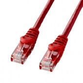 [LA-Y6-15R] カテゴリ6 UTP LANケーブル(15m、より線、レッド)|LAN(OAファニチャー・アクセサリ)|OAファニチャー・アクセサリ