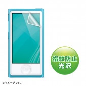 [PDA-FIPK43FP] 第7世代iPod nano用 液晶保護指紋防止光沢フィルム|情報機器|家電