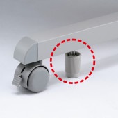 [RAC-31AD] 【代引き不可】アジャスター(4個セット)|デスク・ラックアクセサリ|OAファニチャー・アクセサリ