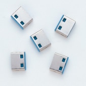 [SL-46BLOP] SL-46-BL用取付け部品(ブルー)5個入|セキュリティ・耐震グッズ|OAファニチャー・アクセサリ