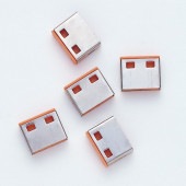 [SL-46DOP] SL-46-D用取付け部品(オレンジ)5個入|セキュリティ・耐震グッズ|OAファニチャー・アクセサリ