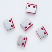 [SL-46ROP] SL-46-R用取付け部品(レッド) 5個入|セキュリティ・耐震グッズ|OAファニチャー・アクセサリ