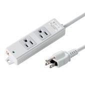 [TAP-K2NSP-3] 工事物件雷ガード内蔵タップ(3P2個口・3m)|電源関連(OAファニチャー・アクセサリ)|OAファニチャー・アクセサリ