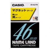 [XR-46JYW] マグネットテ-プ 46mm 黄に黒文字|ラベルライター|文具・オフィス機器