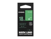 [XR-18AGN] １８ミリテープ　緑に白文字|ラベルライター|文具・オフィス機器