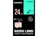 [XR-24GN] ２４ミリテープ　緑に黒文字|ラベルライター|文具・オフィス機器