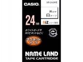 [XR-24JWE] マグネットテ-プ 24mm 白に黒文字|ラベルライター|文具・オフィス機器