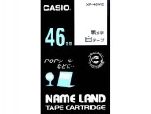 [XR-46WE] スタンダードテープ 白に黒文字|ラベルライター|文具・オフィス機器