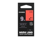 [XR-9RD] ９ミリテープ　赤に黒文字|ラベルライター|文具・オフィス機器
