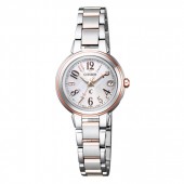 [ES9434-53X] xC(クロスシー) エコドライブ電波時計 Stainless Steel Line Happy Flight|腕時計|時計・アクセサリー