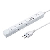 [TAP-SLIM5U-2] ����ॿ�å�USB���ŵ�ǽ�դ�(�ޥ��ͥå��դ���2P��5�ĸ���2m)