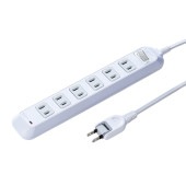 [TAP-SP216] 雷ガードタップ(2P・6個口・2m)|電源関連(OAファニチャー・アクセサリ)|OAファニチャー・アクセサリ