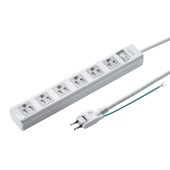 [TAP-SH3625MGSW] �ۥ����ɻߥ���å������ޥ��ͥåȡ����ť��ס������å��դ�2P�����󥰥ץ饰�����Ÿ����å�(3P��6�ĸ���2.5m���ۥ磻��)